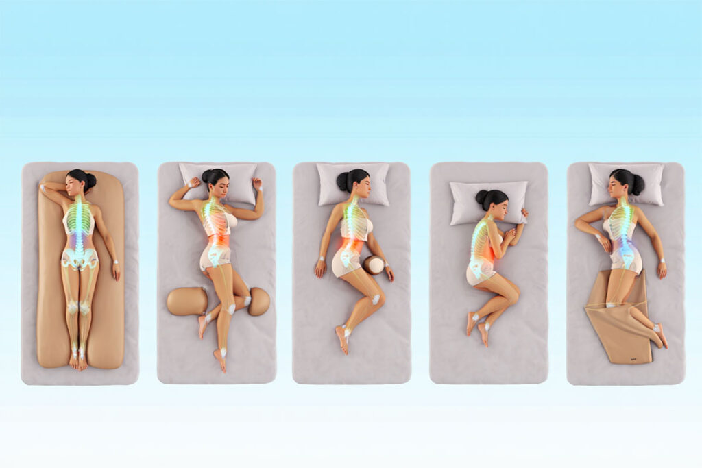 بهترین مدل خوابیدن