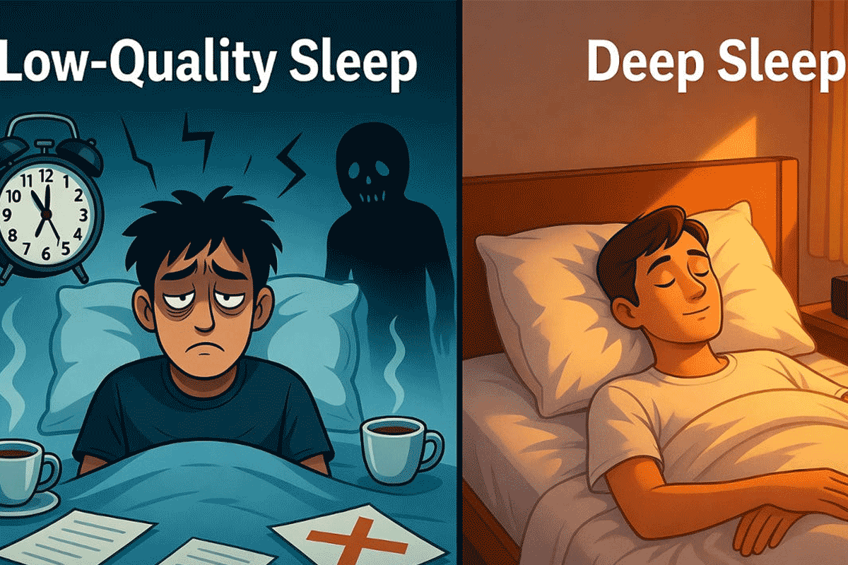 عوارض نخوابیدن عمیق