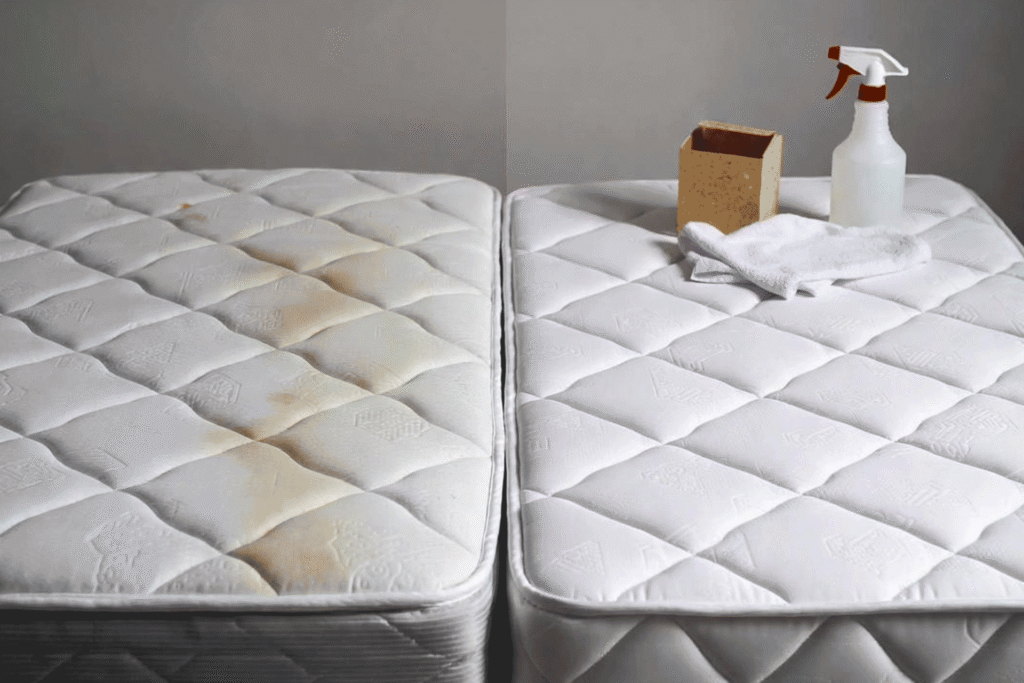 پاک کردن لکه ادرار از تشک