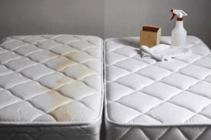 پاک کردن لکه ادرار از تشک