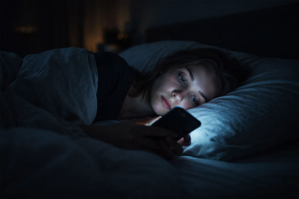 خواب با موبایل