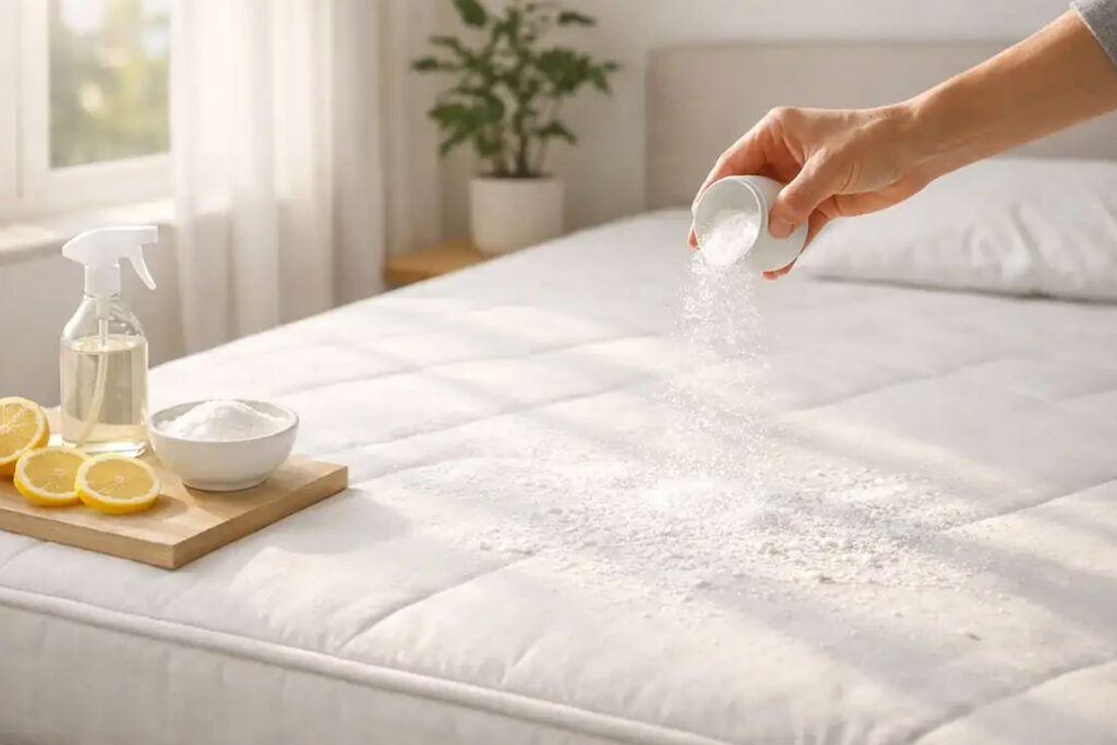 روش از بین بردن بوی بد تشک